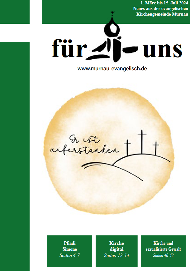 Deckblatt Gemeindebrief Frühling 2024