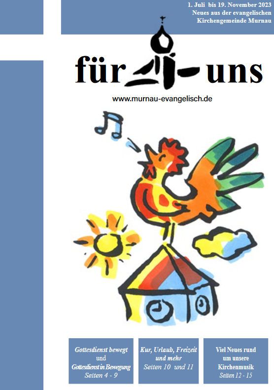 Titelblatt Gemeindebrief Sommer 23