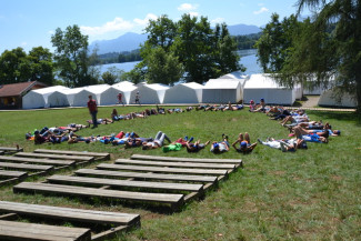 Kinder beim Sport auf Lindenbichl