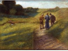 Fritz von Uhde - Der Gang nach Emmaus (1891)