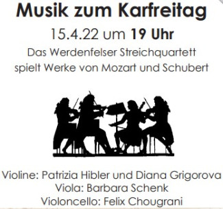 Scherenschnitt Streichquartett